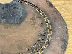 Brass stencil template used by Socony-Vacuum Oil Company Inc
