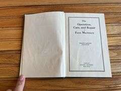 (3) John Deere Operation, Care, + Repair of Farm Machinery Books