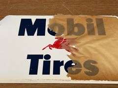 NOS -  Mobil Pegasus Gas Station Tire Display Rack