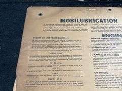 Socony Mobilubrication Disc Chart