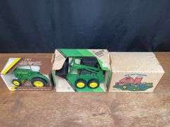 (3) 1/16 John Deere BR, 630, Skid Steer NIB Ertl