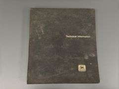 John Deere Technical Information Binder For 2040 Tractor