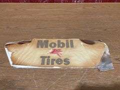 NOS -  Mobil Pegasus Gas Station Tire Display Rack
