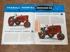 (2) Farmall Tractor Sales Literature