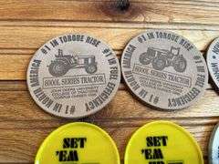 (6) John Deere Coasters