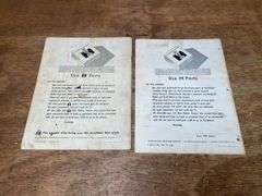 (2) IH 1206 + 1256 Operators Manuals
