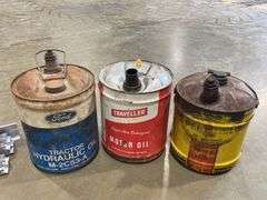 (4) Oil Cans + Reflectors