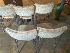 Vintage Table with Assorted Chairs
