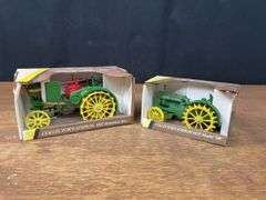 (2) 1/16 John Deere Waterloo Boy + BR NIB Ertl