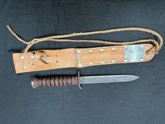 (2)-Reproduction US Camillus M3 Bayonets w/Reproduction Scabbards