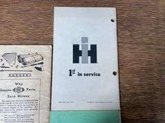 (3) IHC Implement Manuals