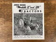 (3) John Deere Sale Literature Reprints