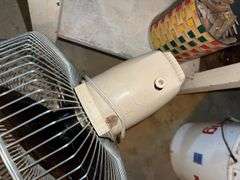 Rug Washer, Table, and Fan