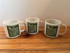(3) John Deere Two Cylinder Club Expo II Mugs