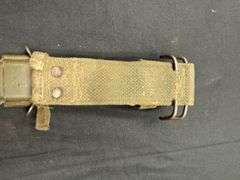 Chromed US Blade Marked Utica M3 Trench Knife w/M8 Scabbard
