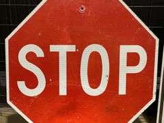 (2) Stop + Weight Limit Signs