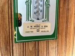 John Deere Mirror Thermometer