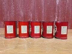 (5) 1 Quart Sinclair Pennsylvania Motor Oil Can