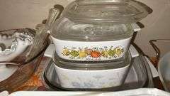 Vintage Corning Ware and Relish Dishes