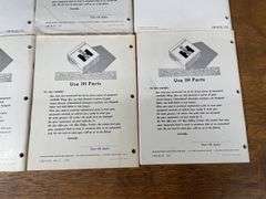 (8) IH Implement Manuals