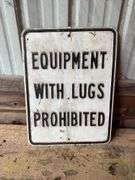 Equipment With Lugs Prohibited