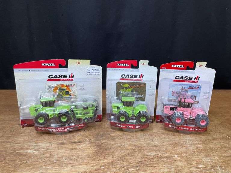 (3) 1/64 Steiger Tractors NIB Ertl image