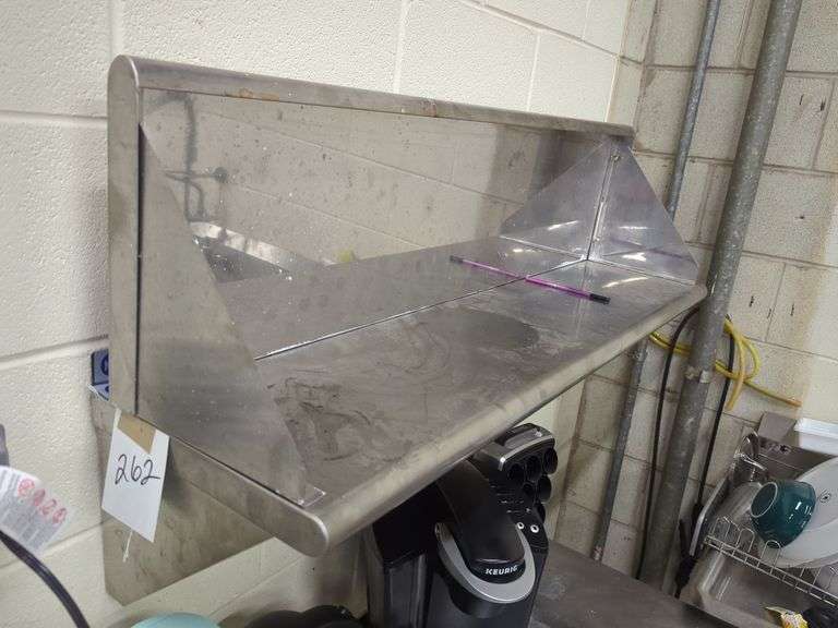 (2) NFS Stainless Shelf - 4 ft x 1 ft