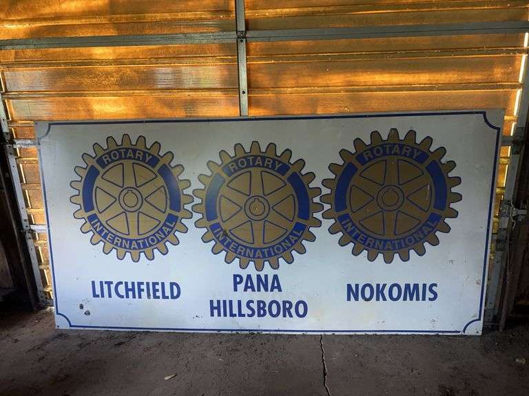 (2) Local Rotary International Signs