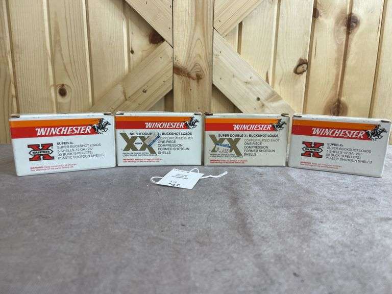 4 Boxes Winchester 12 Gauge 00 Buckshot image