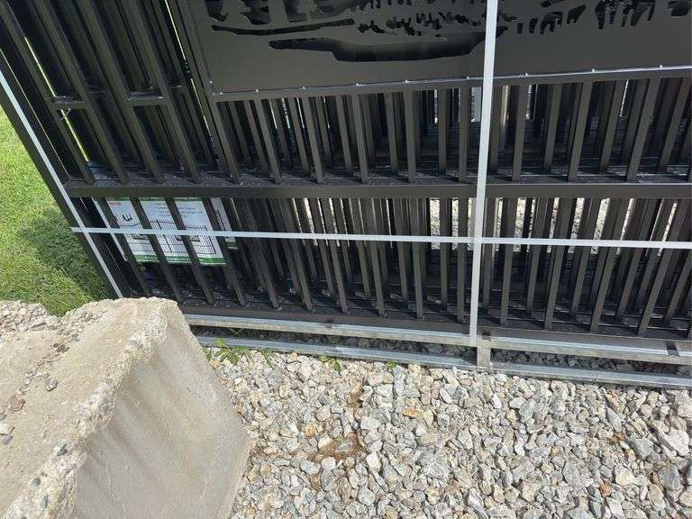 Metal Farm Driveway Gate 7 X 20 Ft 2 Pieces