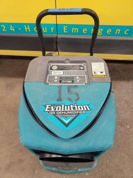 Dri-Eaz Evolution LGR Dehumidifier...Model:F292-SM...Total Hrs: 2,301.3