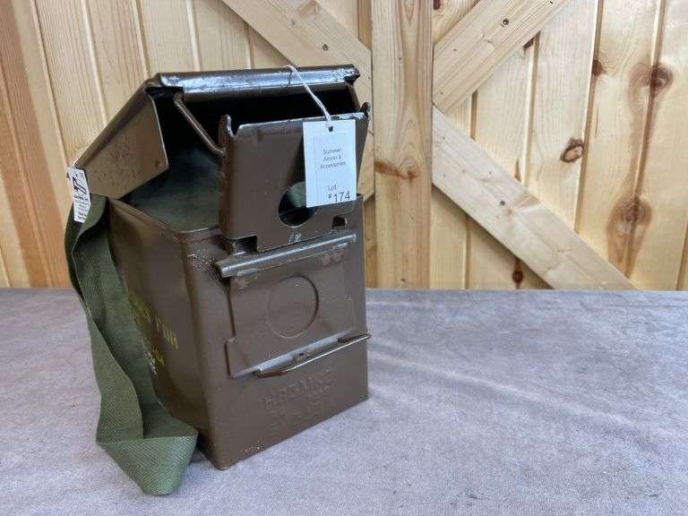 Metal Military Ammo Canister With 5.56 Ball MI95 image