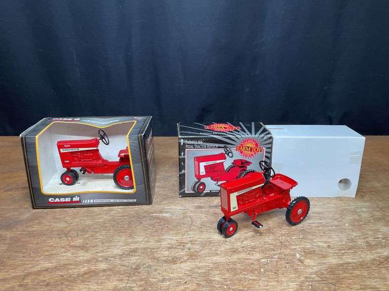 (2) 1/8 IH 806 + 1026 Pedal Tractors NIB Ertl image