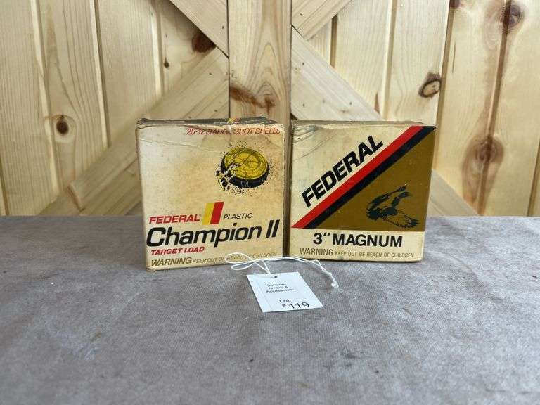 2 Boxes Federal No. 4 & 7 1/2 12 Gauge image