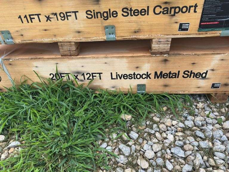 20 X 12 Ft Livestock Metal Shed