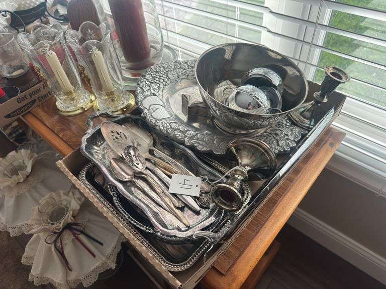 Assorted Antique Silverware image