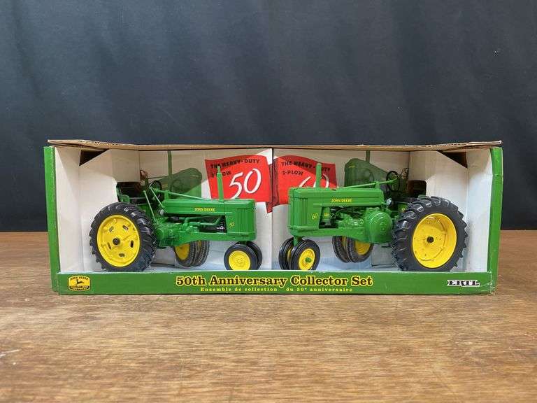 1/16 John Deere 50 + 60 50th Anniversary Set NIB Ertl image