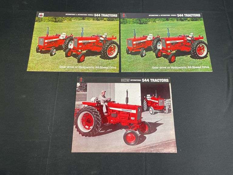 (3) IH 544 Tractor Sales Literature image