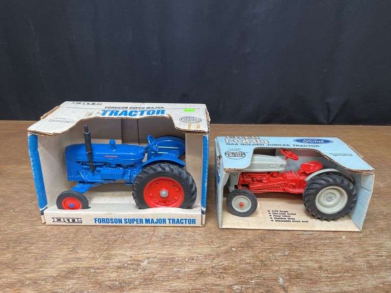 (2) 1/16 Ford NAA + Fordson Super Major NIB Ertl image