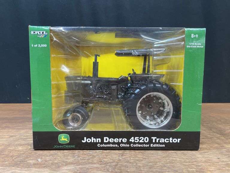 1/16 John Deere 4520 Columbus Gun Metal NIB Ertl image
