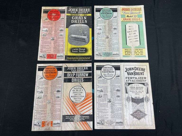 (4) John Deere Van Brunt Sales Literature image