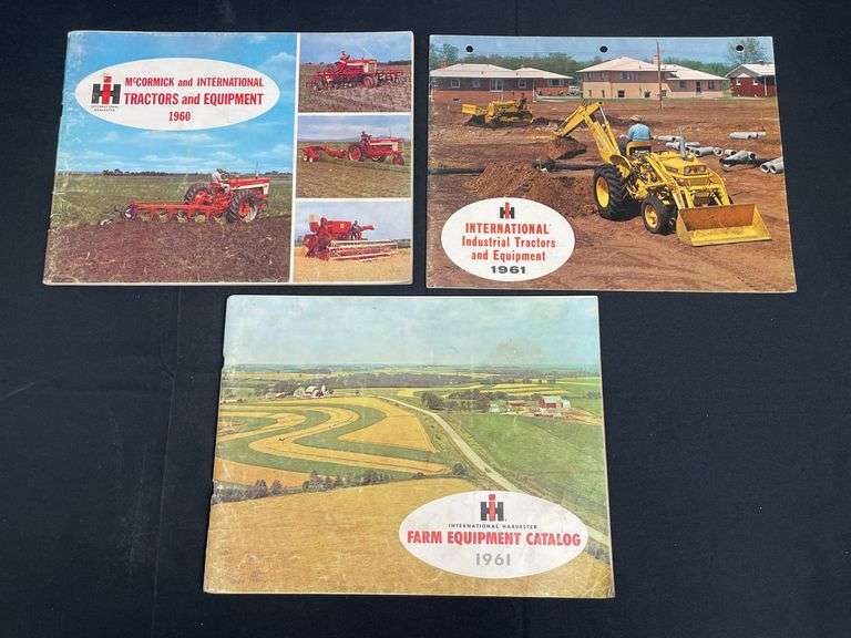 (3) 1960 + 1961 IH Catalogs image