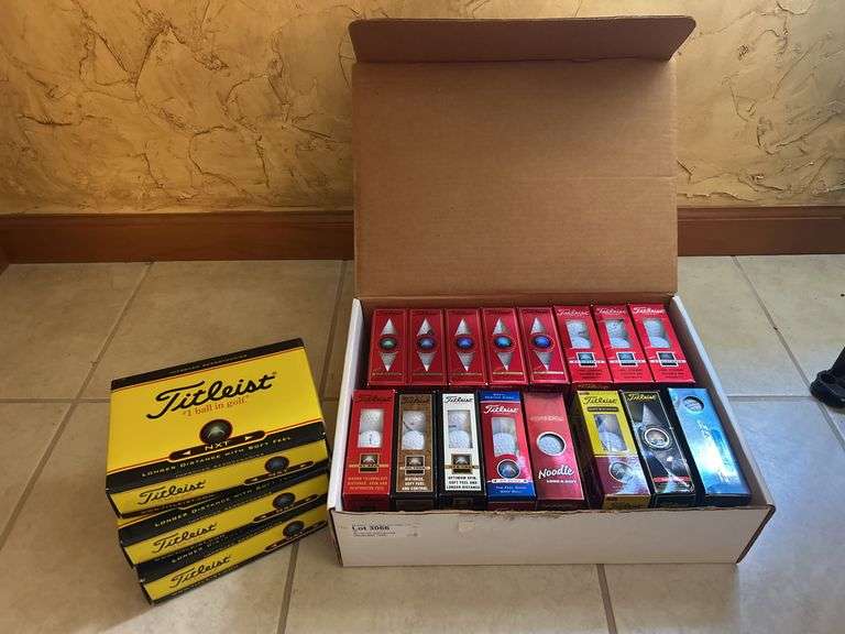 Lot of Mostly Titleist Golf Balls image