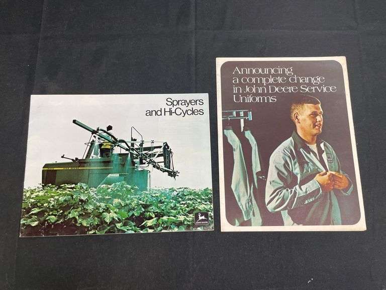 (2) John Deere Sprayers + Uniforms Literature image