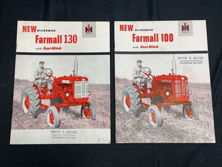 (2) Farmall 100 + 130 Tractor Sales Literature image