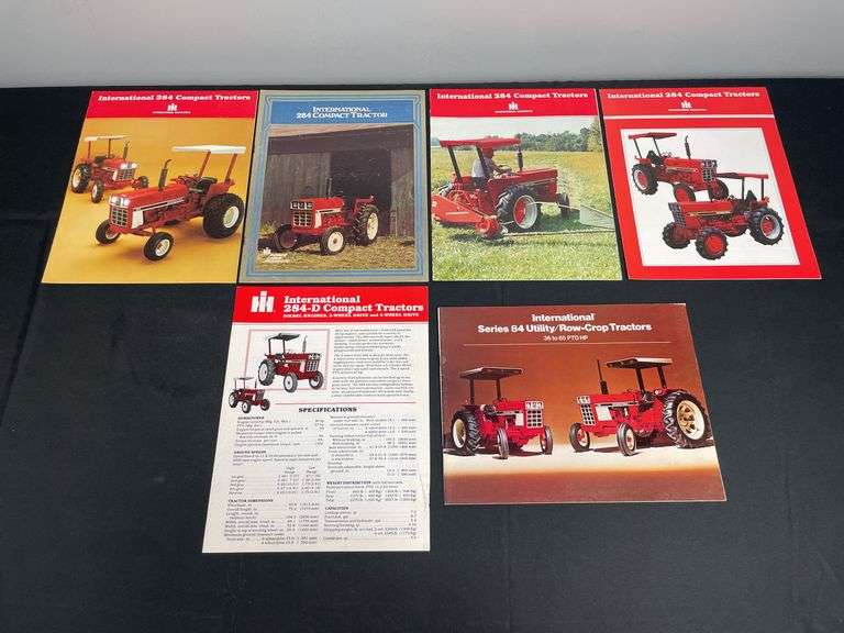 (6) IH 84 Series Tractor Sales Literature image