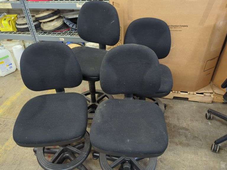 (5) Office Chairs - Black