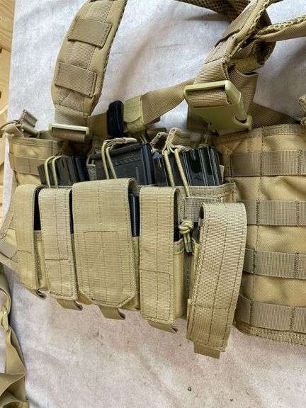 Canvas Magazine Belt With 6 5.56 Magazines image