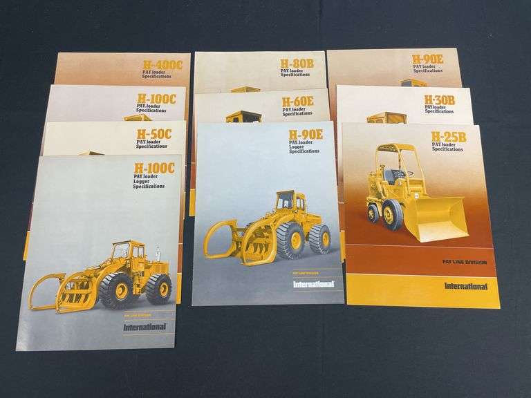 (10) IH Pay Loader Sales Literature image