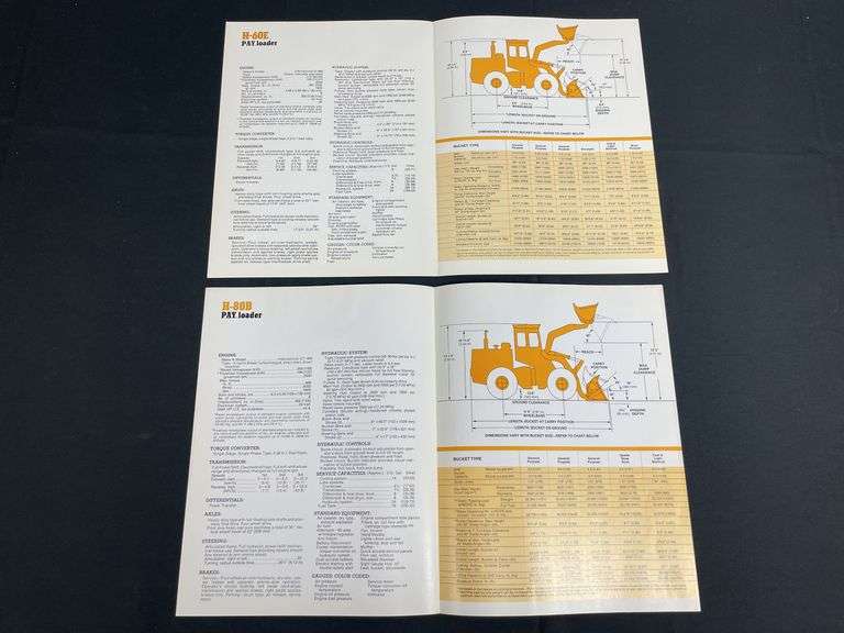 (10) IH Pay Loader Sales Literature